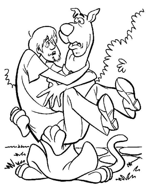 Kolorowanka Scooby-doo