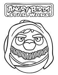 Star Wars Angry Birds kolorowanki