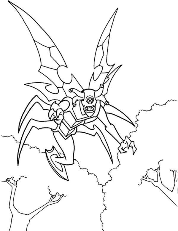 Ben 10 Colouring pages