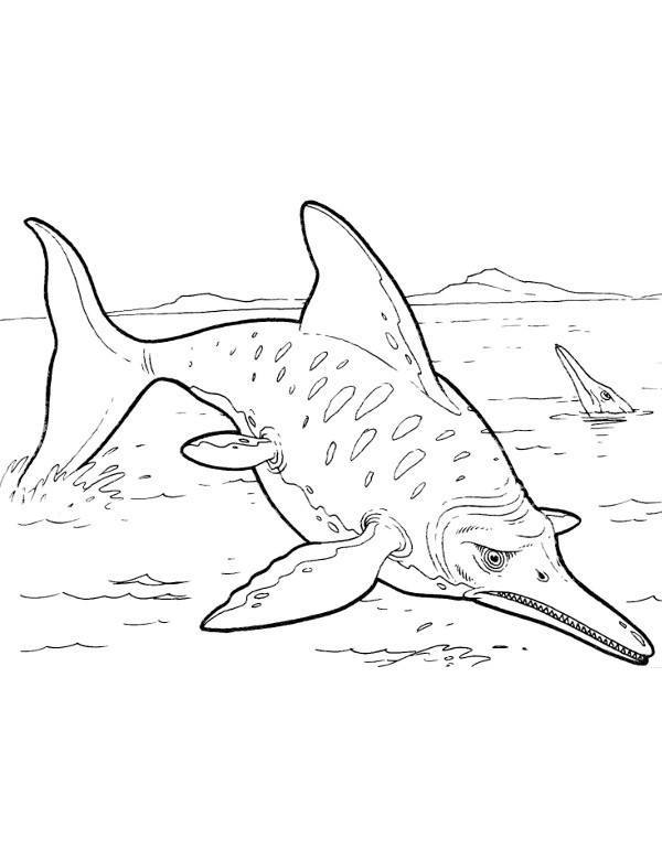 Kolorowanki z dinozaurami