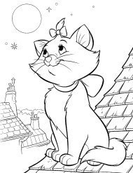 Kot na dachu Disney