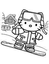 Hello Kitty snowboard