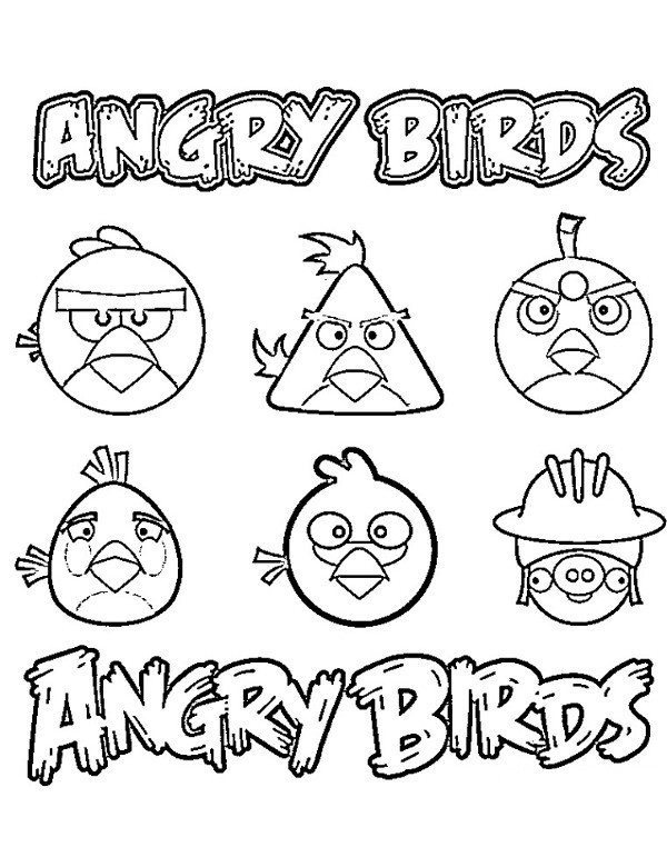 Malowanka z Angry Birds
