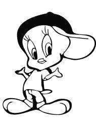 Malowanka Tweety w czapce