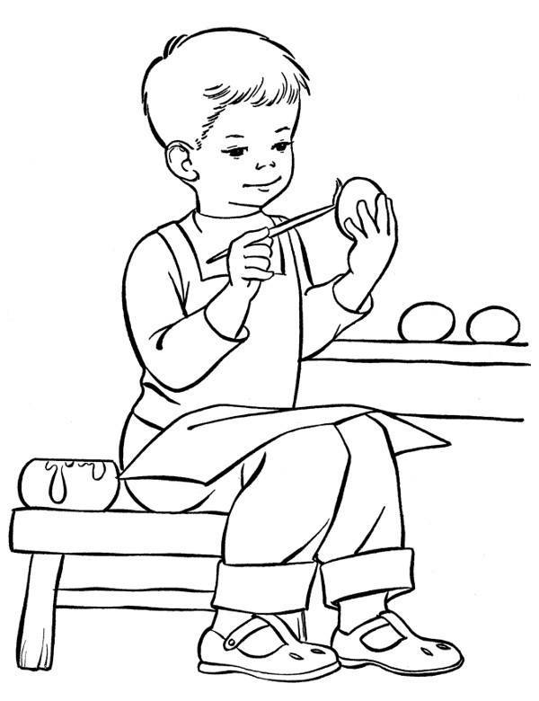 Malowanie pisanek kolorowanka