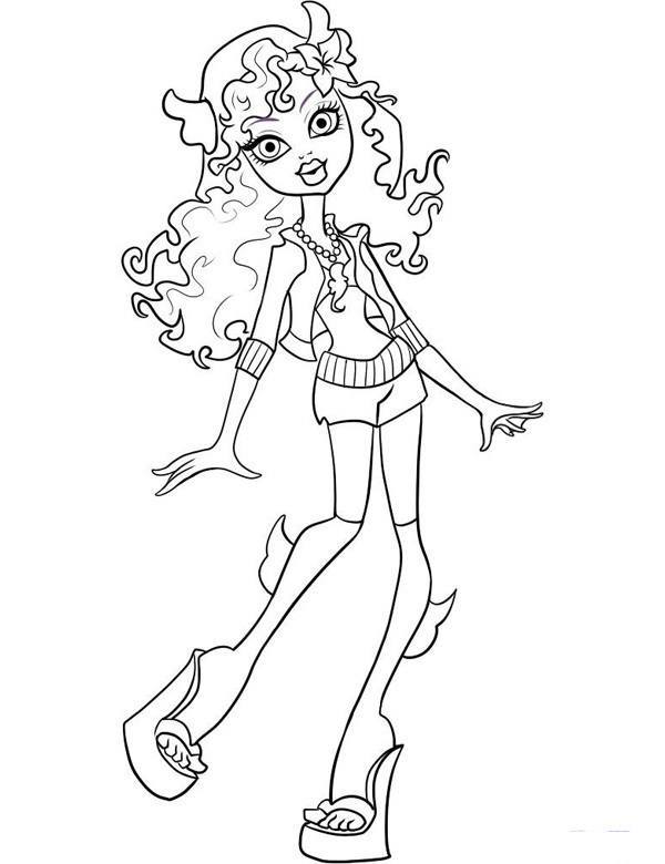 Clawdeen Wolf kolorowanka do druku