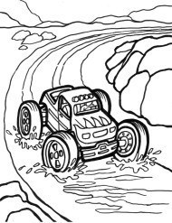 Buggy kolorowanka dla dzieci