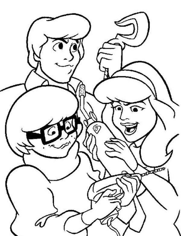 Scooby-doo kolorowanki