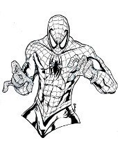 Free coloring Spiderman
