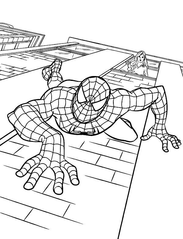Malowanka ze Spidermanem