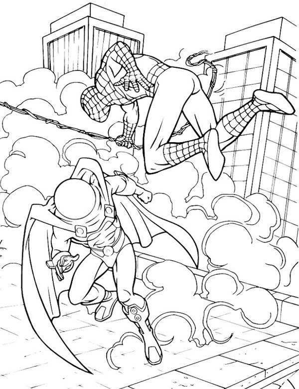 Spiderman malowanka