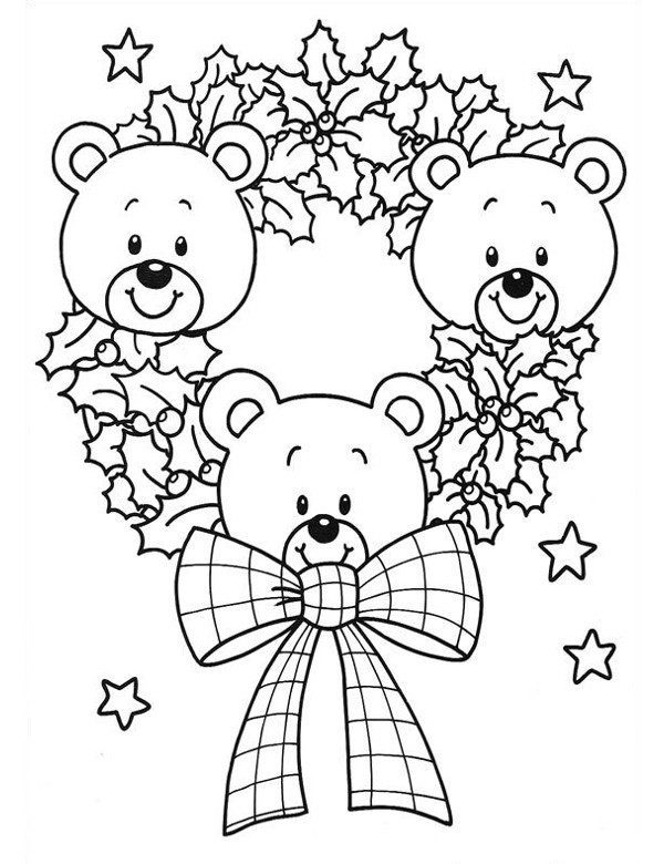Christmas coloring page