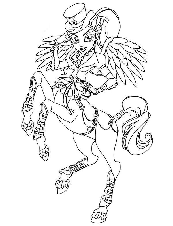 Kolorowanka Monster High
