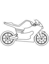 Ścigacz motocykl kolorowanka