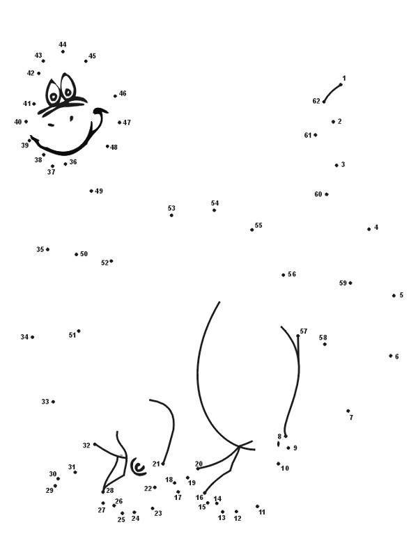 Malowanka połącz punkty