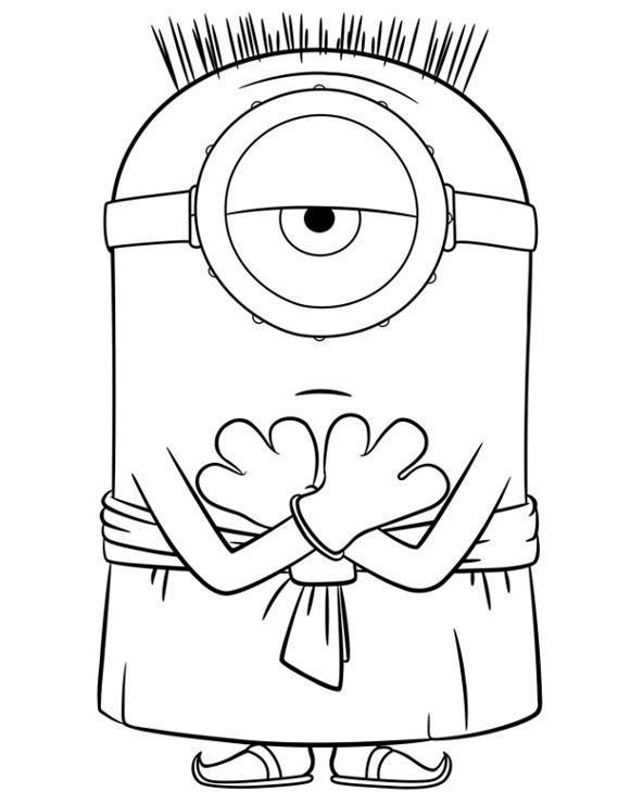 Malowanka z minionkiem
