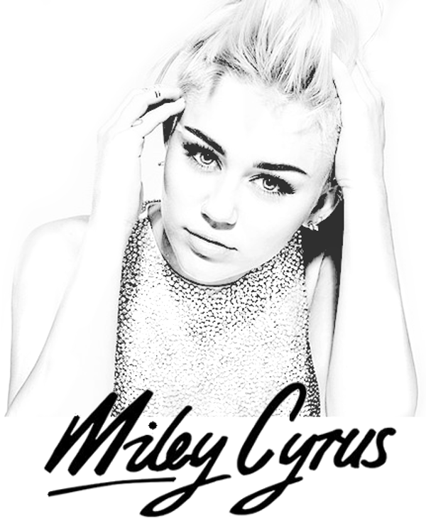 Miley Cyrus kolorowanka do wydruku