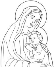 Maryja z dzieciątkiem Jezus