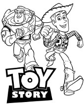 Główni bohaterowie bajki Toy Story