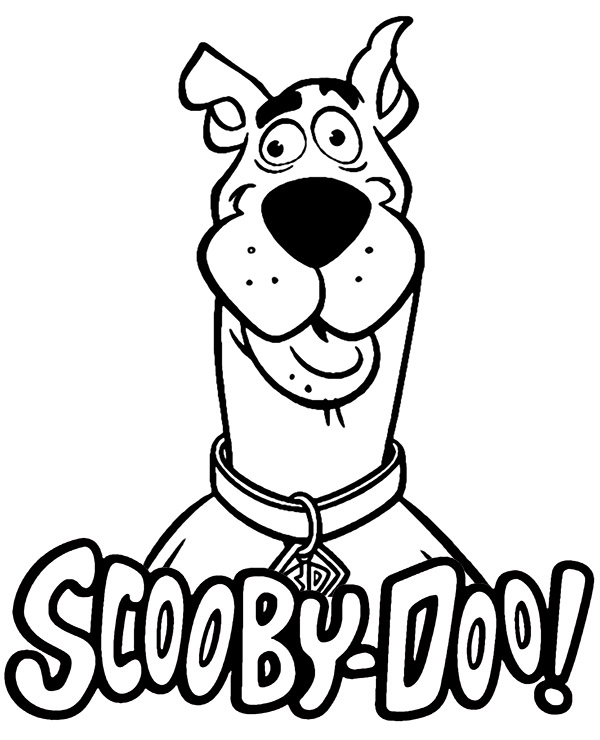 Głowa Scooby-doo i logo