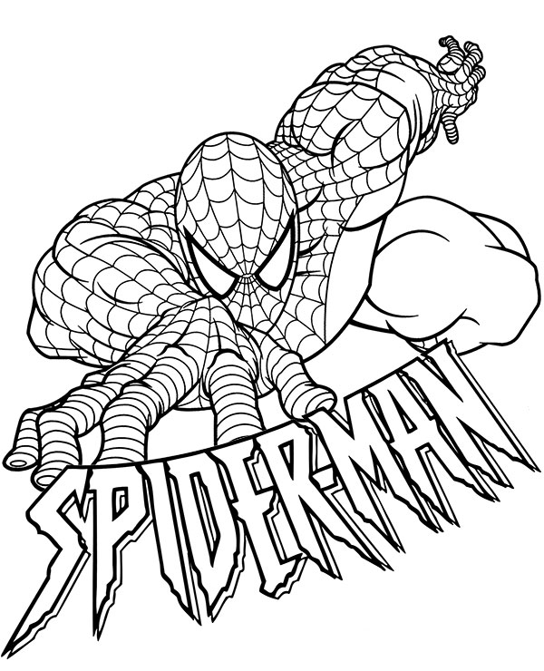 Spiderman kolorowanki do wydruku