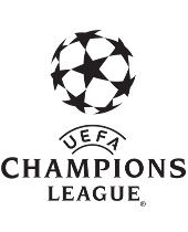 Kolorowanka piłkarska z logo Champions League