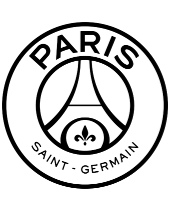 Kolorowanki piłkarskie logo PSG