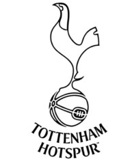 Herb Tottenham Londyn kolorowanka, malowanka