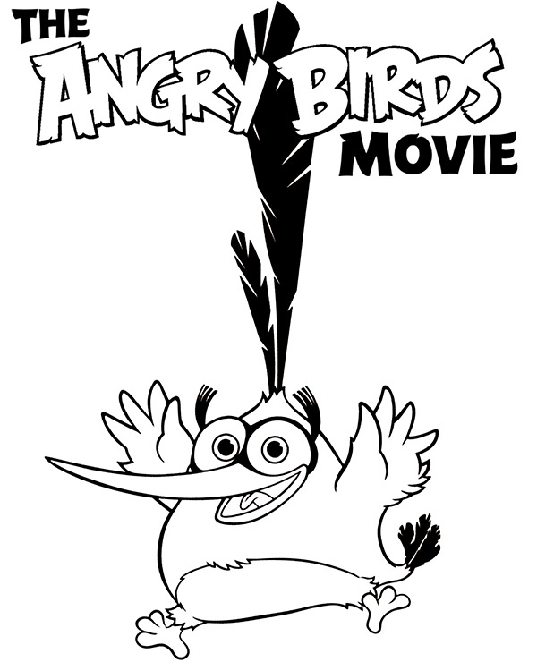 Angry Birds bubbles kolorowanka z gry Angry Birds