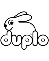 Darmowa kolorowanka z logo Lego Duplo króliczek