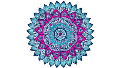 Kolorowa mandala kolorowanka