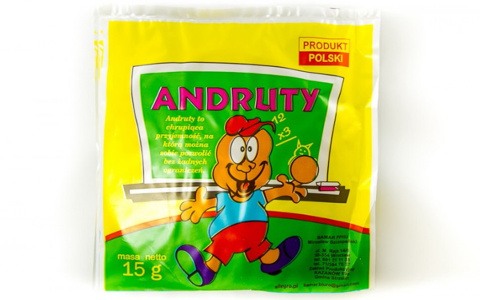 Opakowanie wafli andrutów
