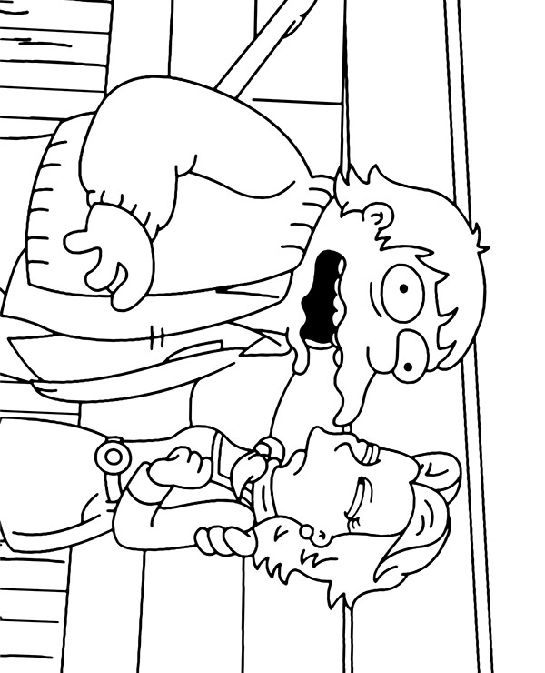 Bohaterowie serialu Simpsonowie kolorowanki do druku