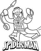 Oryginalne logo Spider-Man ludzik lego