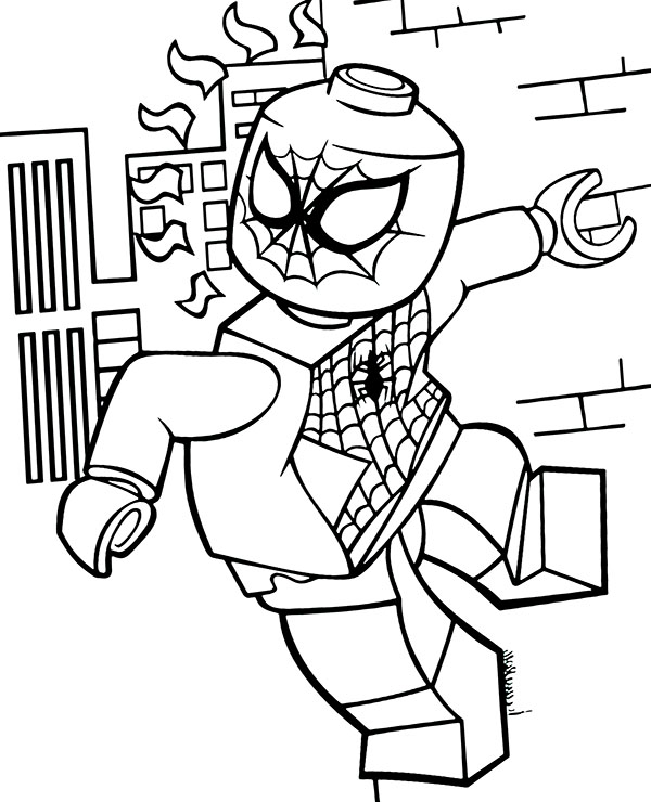Spiderman Kolorowanki Do Druku Dla Dzieci