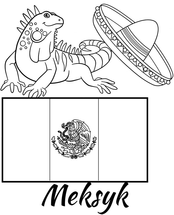 Meksyk flaga meksykańska i symbole