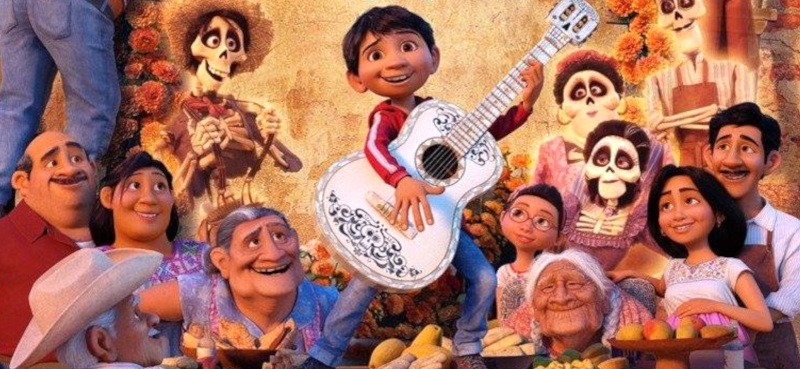 Scena z bajki Coco