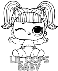 Lil Oops młodsza siostra malowanka