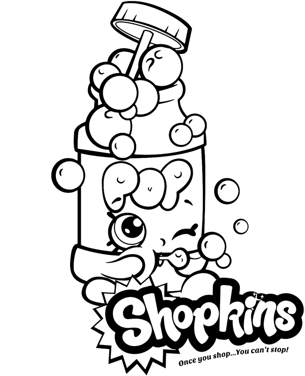 Maszynka do baniek kolorowanka Shopkins