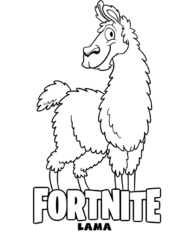 Duża Kolorowanka Fortnite z lamą