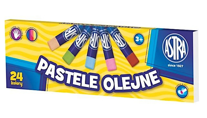 Opakowanie kredek pastelowych