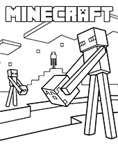 Darmowe Kolorowanki Minecraft Do Wydruku E Kolorowanki Eu