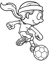 Dziewczynka z piłką