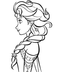 Obrazek Elsa do druku Frozen