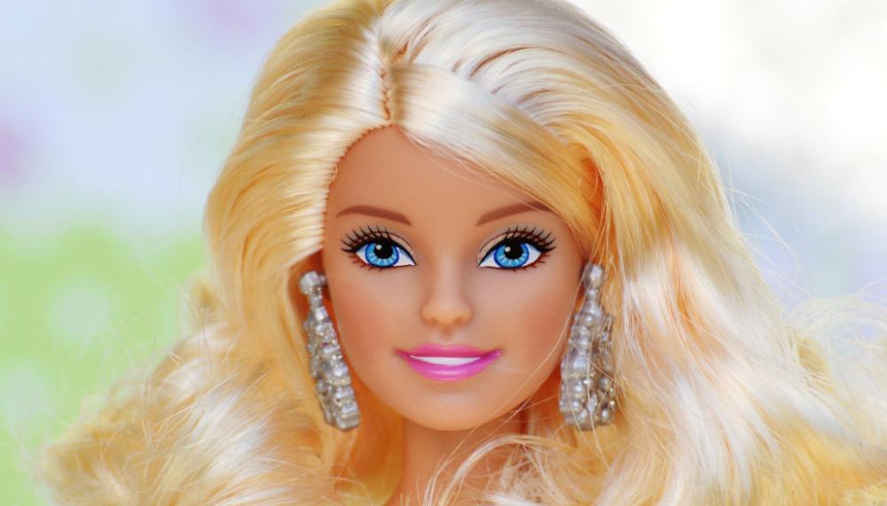 Głowa lalki Barbie