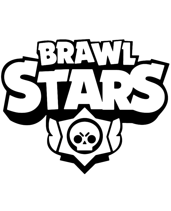 Brawl Stars logo do wydrukowania