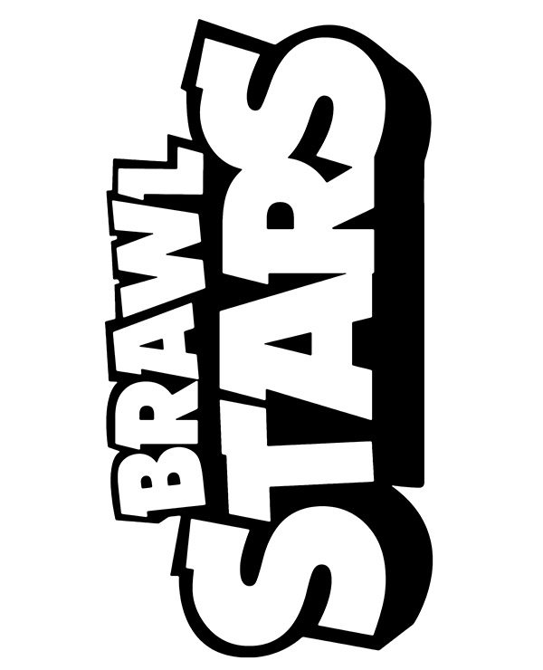 Brawl Stars logo duże do wydruku