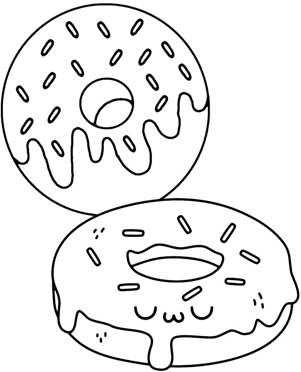 Pączki kolorowanka do druku