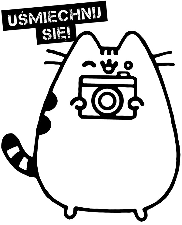 Śmieszna kolorowanka Pusheen fotograf
