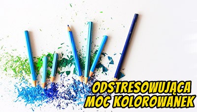 Odstresowująca moc kolorowanek baner mobile